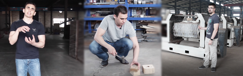 Видео обзоры по оборудованию для производства шашек для поддонов